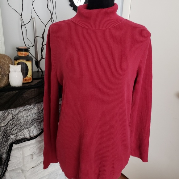 Appleseed's Tops - 🍒5for$10 Appleseed red turtleneck top. Size 1X
